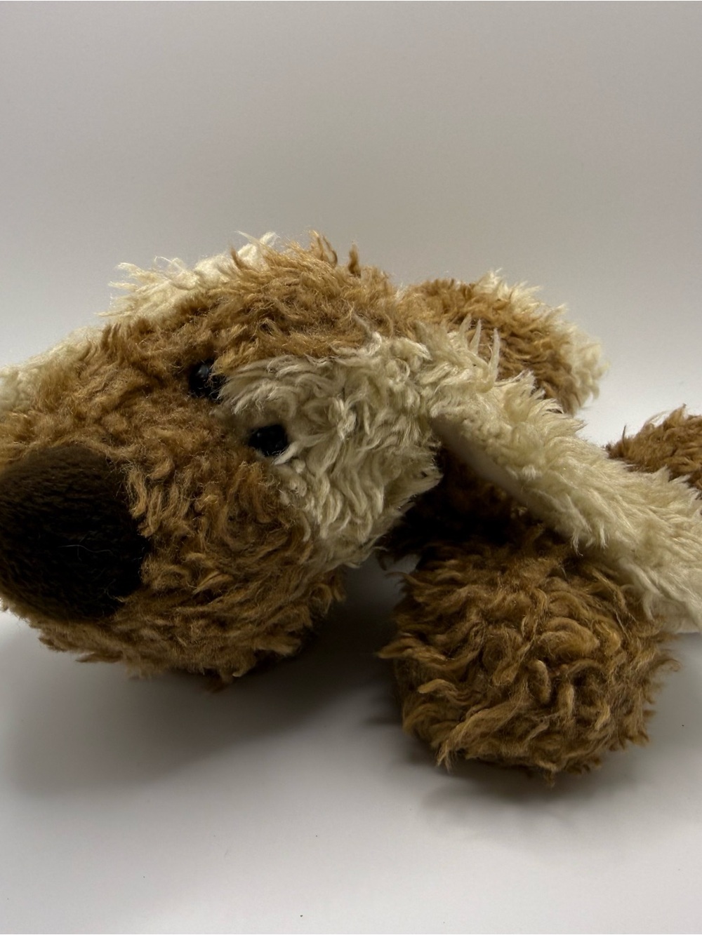 Vintage 1999 Rare Ganz “Puppers” H3421  Brown/Cream Scruffy Dog Plush (GZPL-02)